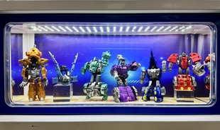 圆野文化骇龙金刚陨落之神霸王龙中国恐龙变形拼装 玩具扭蛋儿童