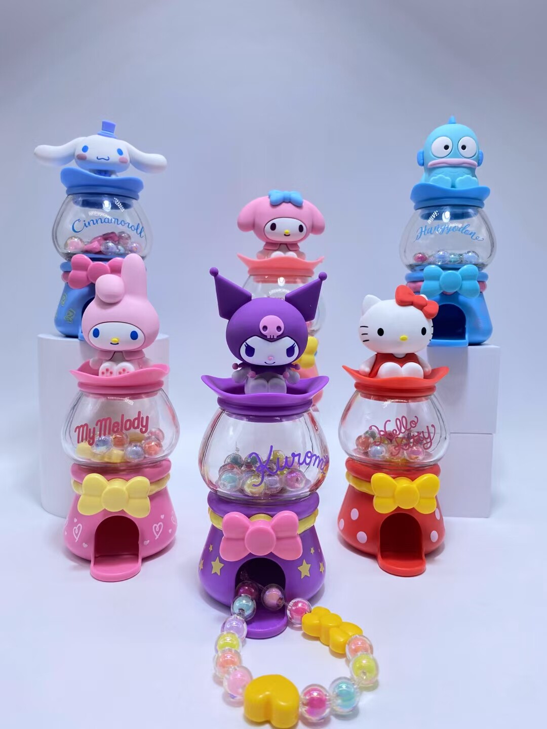 正版梦幻扭珠机扭蛋机玩具生日礼品DIY手工串珠扭蛋机节日礼品