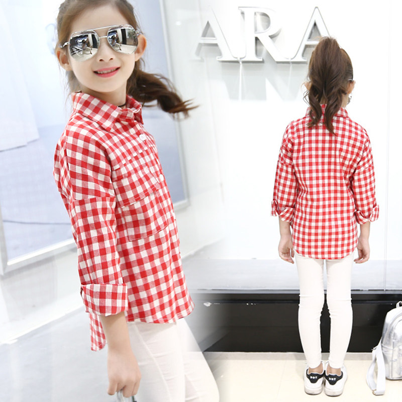 Chemise fille à manche longue - Ref 2085283 Image 1