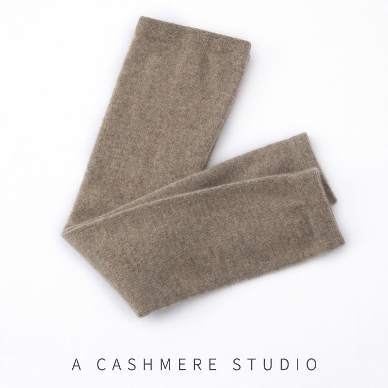 山羊绒轻奢秋冬新款保暖护腿袜