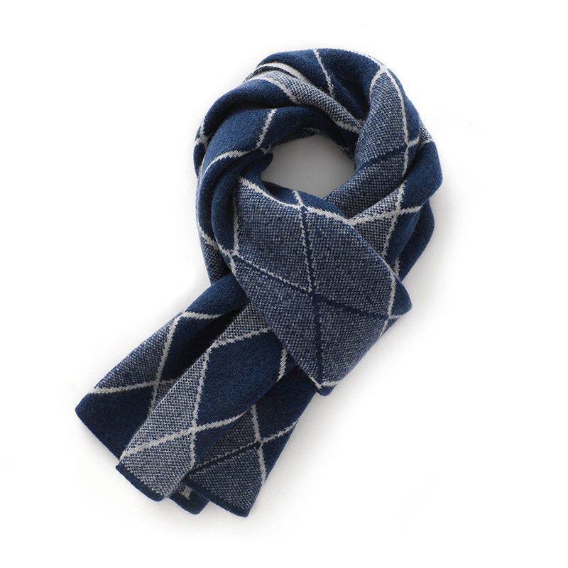 山羊绒衫轻奢秋冬新款男女时尚百搭加厚加大针织围巾保暖围脖披肩