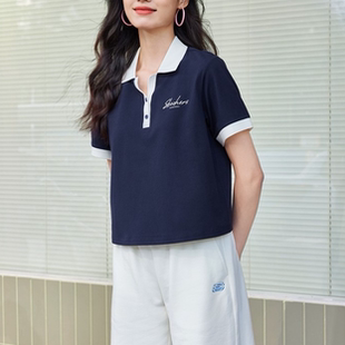 短袖 斯凯奇专柜正品 凉感T恤舒适修身 2025夏新款 L224W083 女POLO衫