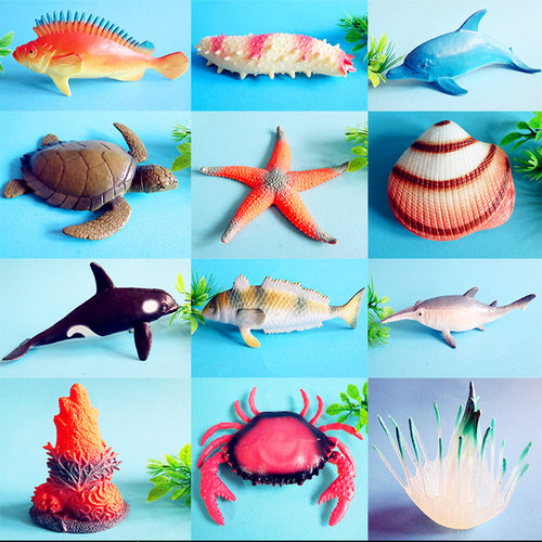 仿真软体海底海洋动物模型大全