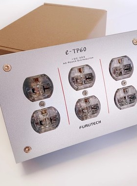eTP60美标电源插座发烧音响功放铝合金抗干扰滤波器6位欧规插排