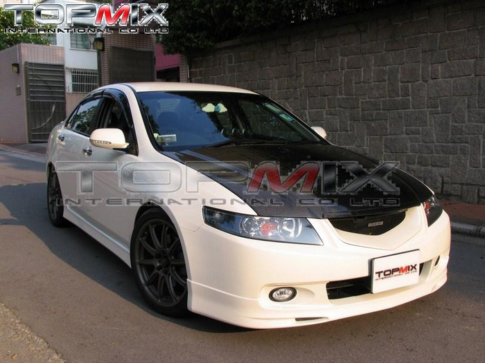 mugen style front grille for honda accord本田CL7面罩中网改装