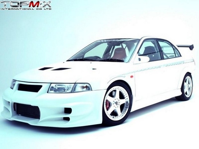 evolution vi varis style body kits三菱evo5-6改装包围 evo改装