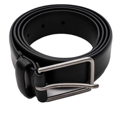 SELFNESS男女款铜扣头层牛皮皮带