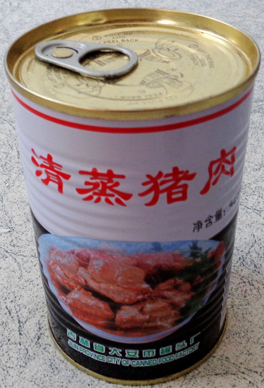 东北特产 宝达牌清蒸猪肉罐头 老味道 清蒸猪肉炖小白菜