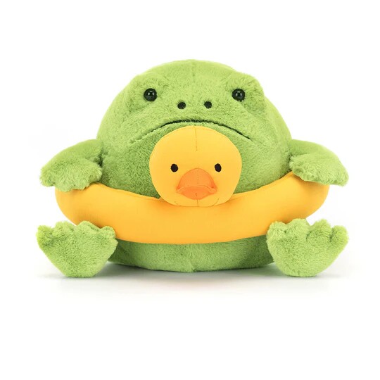 国内现货秒！04.13 jellycat Ricky Rain Frog 游泳圈鸭鸭青蛙