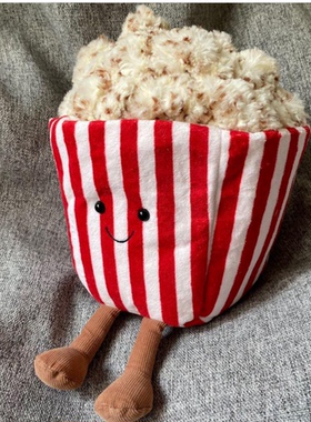 国内现货秒！12.25 jellycat  Popcorn 有趣的爆米花毛绒玩偶送礼