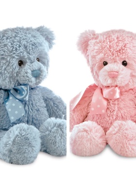 英国代购正品01.03 Yummy Baby Pink Bear 系蝴蝶结泰迪熊 玩偶