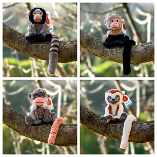 Keel 玩偶 英国代购 03.13 Monkey Tails大嘴猴 Keeleco 正品 Toys