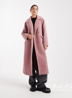 英国代购正品11.04 2025潮流导向 女装新款 气质翻领长款百搭大衣