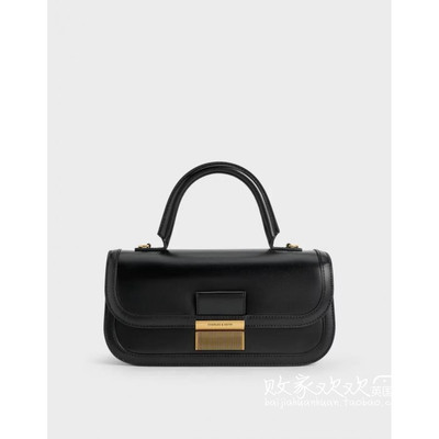 英国代购正品12.05 2025潮流导向 女包新款 深色翻盖百搭手提包