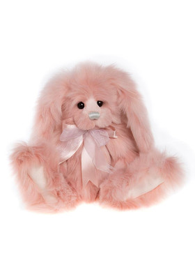 英国代购正品03.08 Charlie Bears 查理熊 SAKURA 粉色长耳兔玩偶