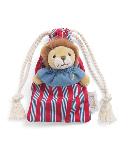 英国代购正品08.21 Harrods Lion in a Pouch 袋中狮子毛绒玩偶