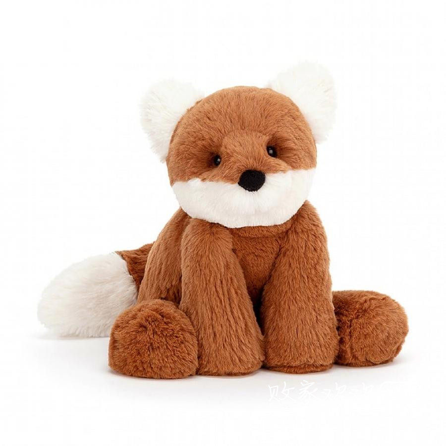 国内现货秒! 10.23 jellycat Smudge Fox可爱趴趴狐狸 毛绒玩偶