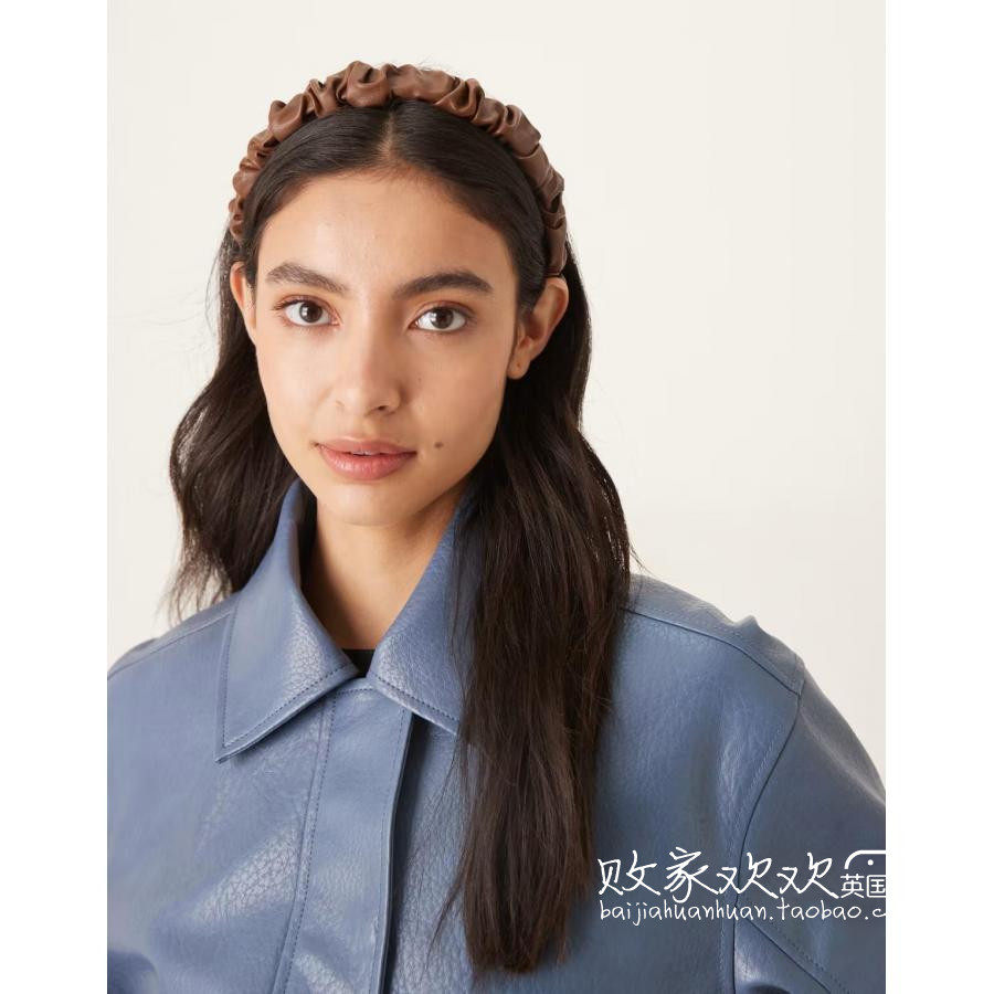 英国代购正品12.08 2025潮流导向 饰品新款 设计木耳花边发箍