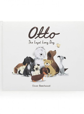 英国代购正品01.22 jellycat Otto The Loyal Long Dog Book狗 书