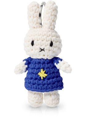 英国代购正品02.22 Miffy and her Starry穿蓝裙子的米菲兔钥匙扣