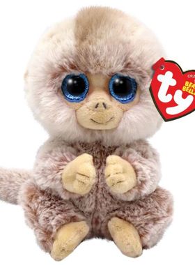 英国代购正品12.18 Ty Stubby Monkey Beanie Bellies 毛猴 玩偶