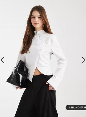 英国代购正品01.24 2026潮流导向 女装新款 浅色长袖舒适百搭衬衫