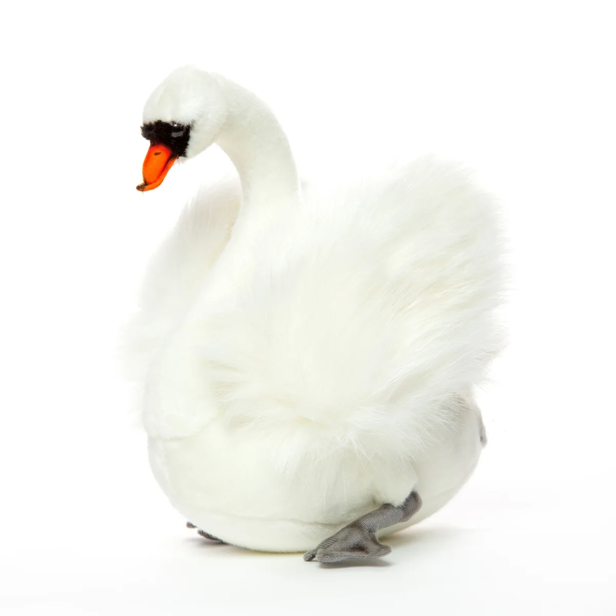 英国代购正品03.30 Hansa 4085 Swan Sitting 白天鹅仿真毛绒玩具