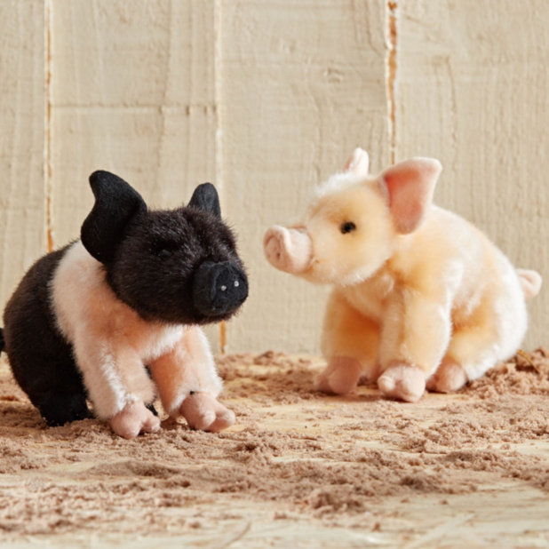 英国代购正品05.07 Living Nature Pink Piglet仿真小猪 毛绒玩偶