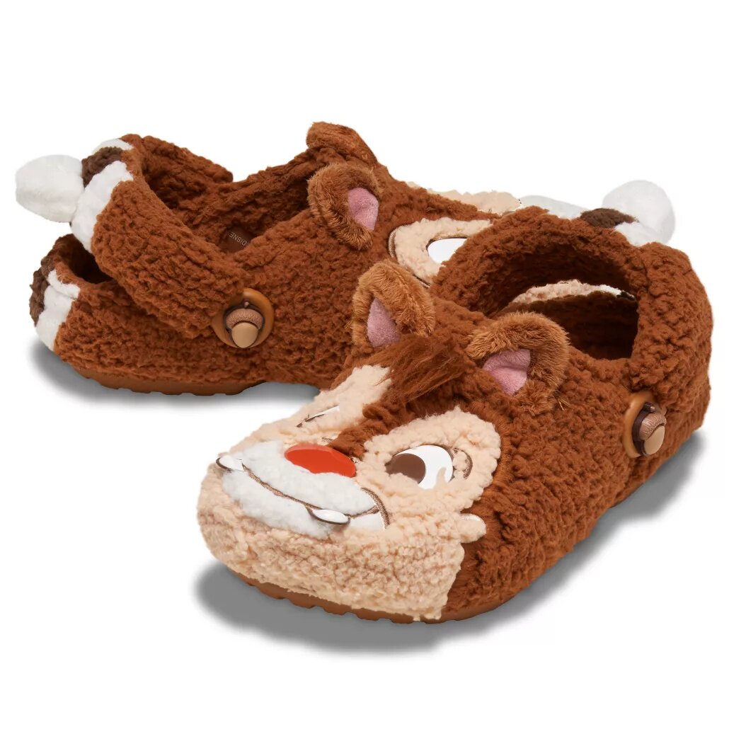 英国代购正品06.23 Disney 迪士尼 Crocs Chip 'n 小熊维尼洞洞鞋