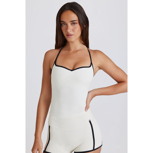 英国代购正品07.26 名品ohpolly 女装新款 吊带修身设计百搭背心