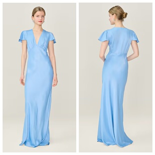 2026潮流导向 03.11 女装 新款 连衣裙 英国代购 设计缎面长款 正品