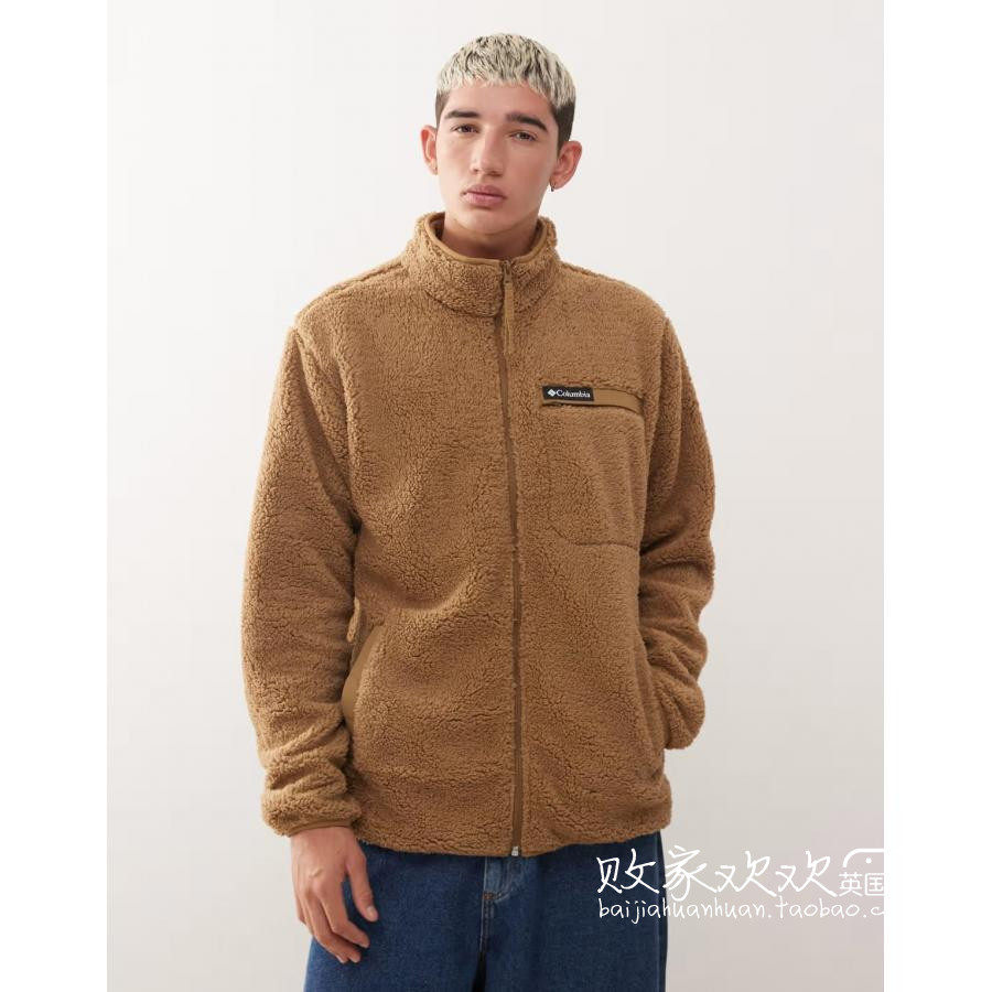 英国代购正品10.28 2025潮流导向 男装新款 潮牌抓绒拉链开衫卫衣