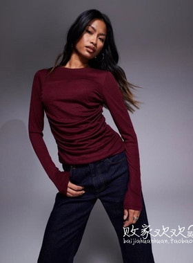 英国代购正品10.06 2025潮流导向 女装新款 时尚长袖舒适百搭T恤