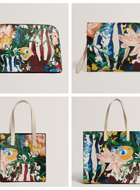 英国代购正品03.08 Ted Baker BOUICON Floral Bouquet化妆包多款