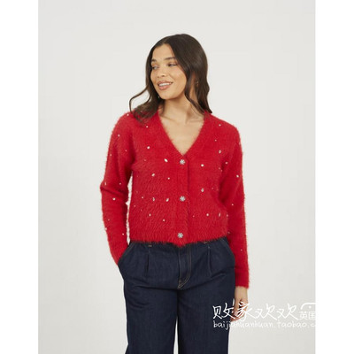 英国代购正品11.04 2025潮流导向 女装新款 设计针织舒适百搭小衫