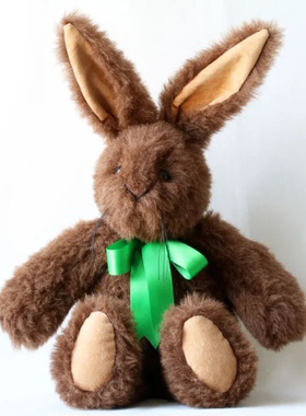 英国代购正品01.03 Harris 纯手工 系蝴蝶结的兔子 毛绒玩偶 限量