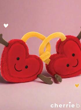 国内现货秒！12.31 jellycat Amuseables Val  Love 爱心同心结锁
