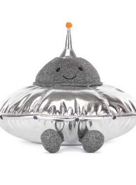 英国代购正品03.17 Jellycat趣味吉利飞碟毛绒玩偶娃娃 玩偶 礼物