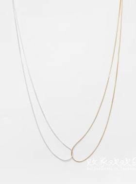 英国代购正品11.28 2025潮流导向 饰品新款 金银设计款个性项链