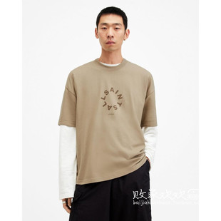 短袖 ALL 正品 字母 04.24 Oversized 英国代购 24年 纯棉T恤 SAINTS