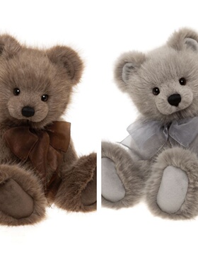 英国代购正品02.22 Charlie Bears 查理熊 Silver Birch 蝴蝶结熊