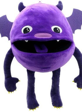 英国代购正品12.30 Baby Purple Monster Puppet婴儿紫色怪物木偶