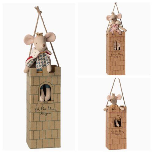 英国代购正品06.18 Maileg Princess Mouse城堡公主老鼠 毛绒玩偶