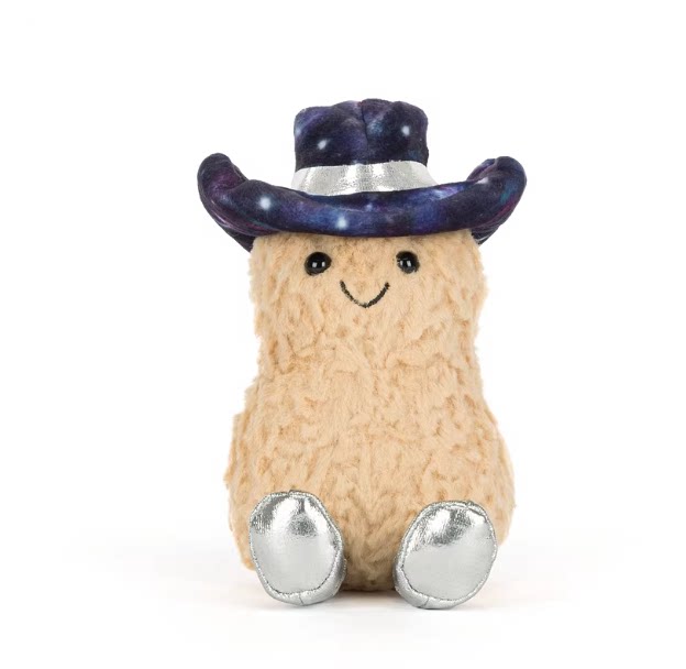 英国代购正品03.17 Jellycat趣味花生星际牛仔装毛绒玩偶 礼物