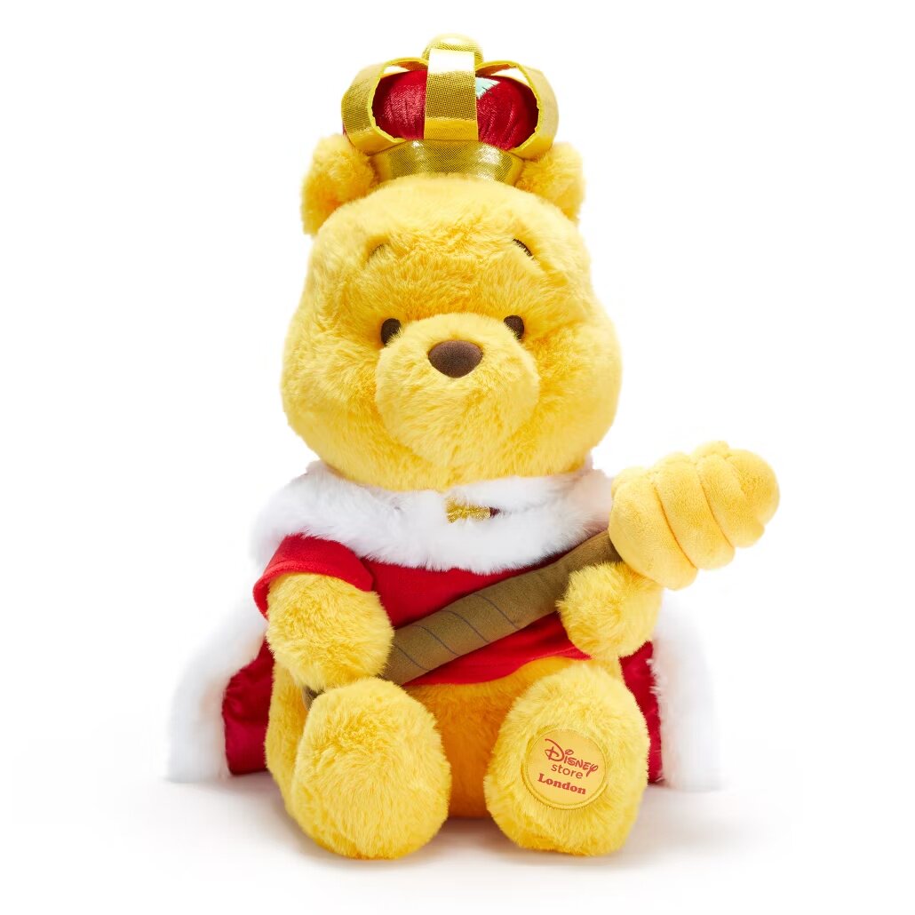 英国代购正品10.17 Disney迪士尼 King Winnie 小熊维尼国王玩偶