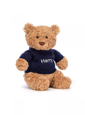 英国代购正品 04.15 Jellycat Bartholomew Bear巴塞洛熊定制款
