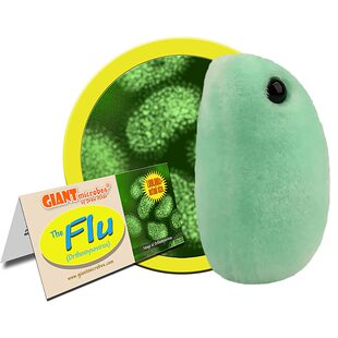 英国代购正品02.28 Giant Microbes Flu 教育辅材 流感病毒 玩偶