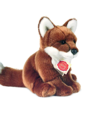 英国代购正品11.10 Fox Sitting Reddish Brown Stuffed 狐狸玩偶