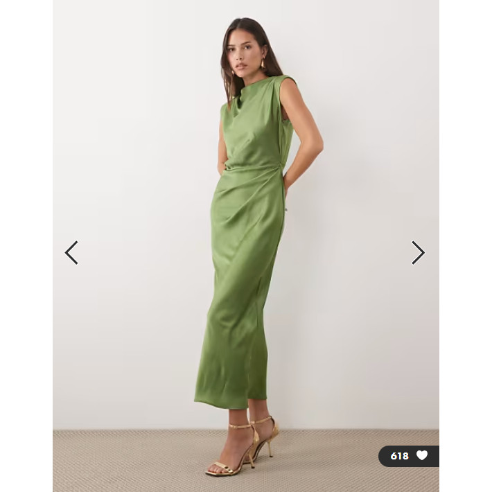 英国代购正品03.10 2026潮流导向 女装新款 无袖长款百搭连衣裙