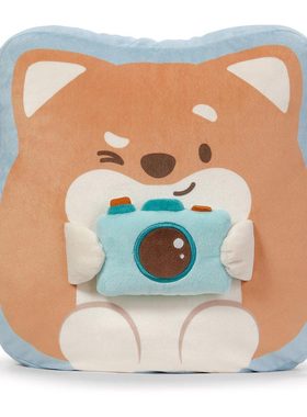 英国代购正品12.28 mymochi Hiro Dog with Camera 狗带相机靠垫